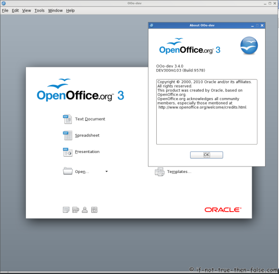 OpenOffice.org 3.4.0 Screenshot OpenOffice.org 3.4.0 Screenshot