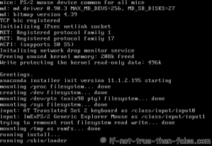 Booting CentOS 5.5 Installer