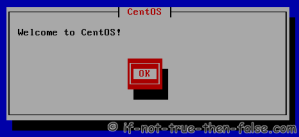 Welcome to CentOS Screen