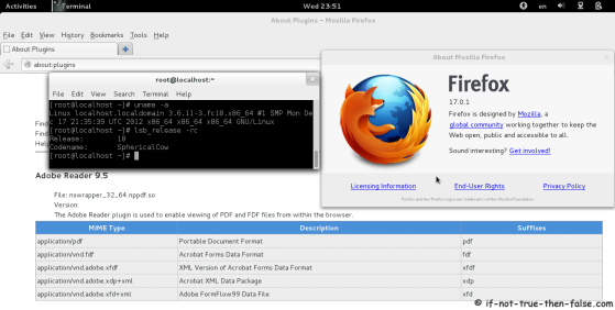 Adobe Reader Plugin on Firefox 17 Fedora 18