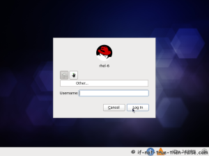 28. Login Red Hat 6 Gnome Desktop