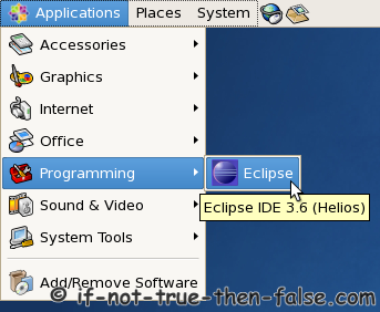 Eclipse SDK 3.6.2 Launcher Gnome