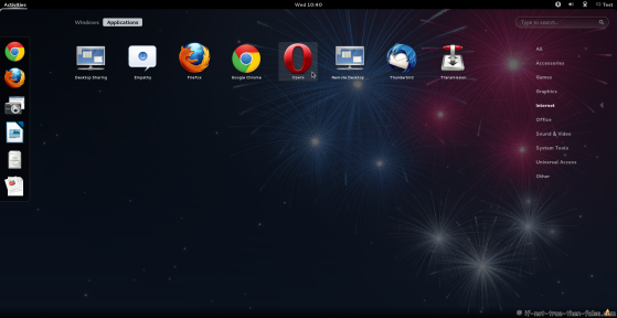Start Opera from Menu Start Opera from Menu