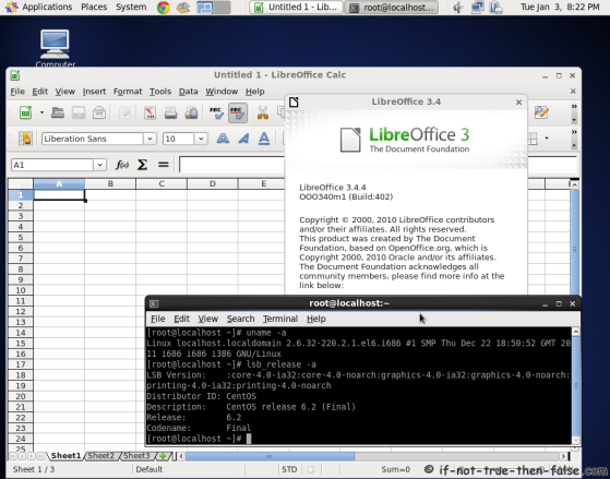 LibreOffice 3.4 on CentOS 6.2 LibreOffice 3.4 on CentOS 6.2