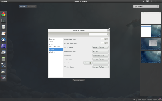 howto modify and tweak Gnome 3.2 Gnome Shell on Fedora 16_package_10
