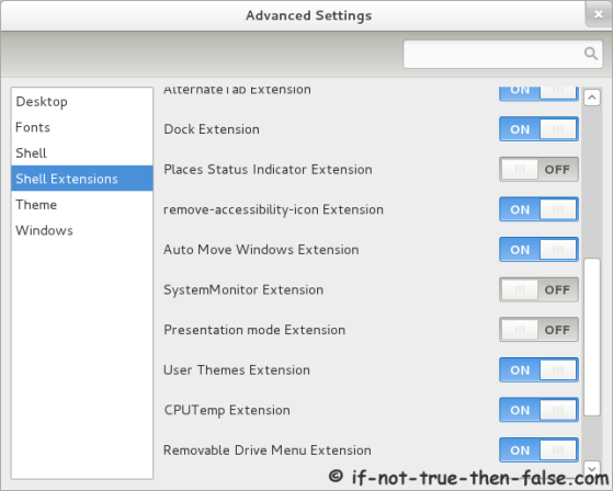 howto modify and tweak Gnome 3.2 Gnome Shell on Fedora 16_package_05