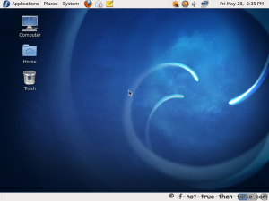 Fedora 13 Desktop Screenshot Upgraded