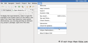 Eclipse SDK 3.6 Install New Software