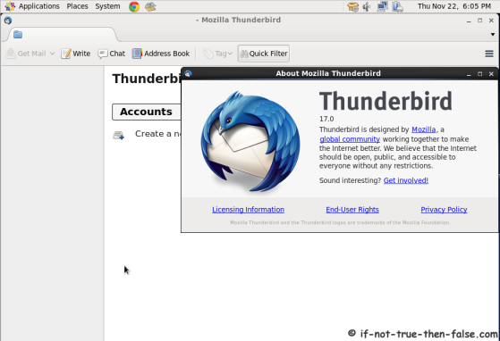 Thunderbird 17 Running on CentOS 6.3