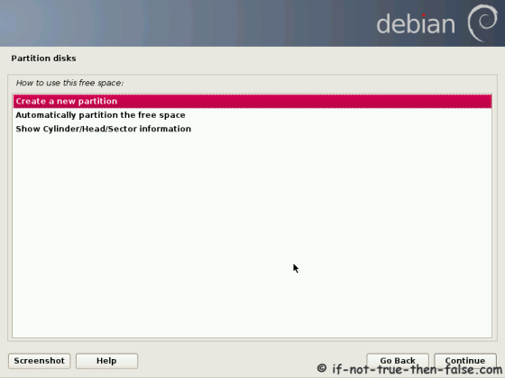 Debian Create New Partion