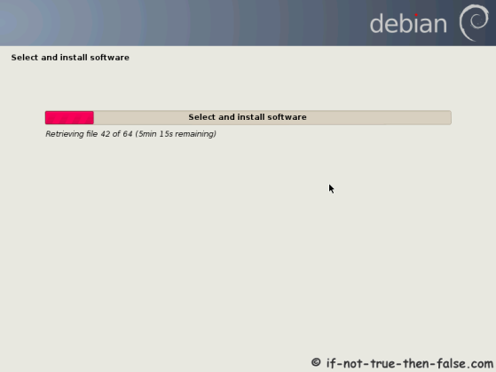 Debian Select and Install Software