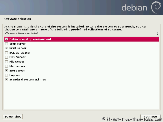 Debian Select Softwares to Install