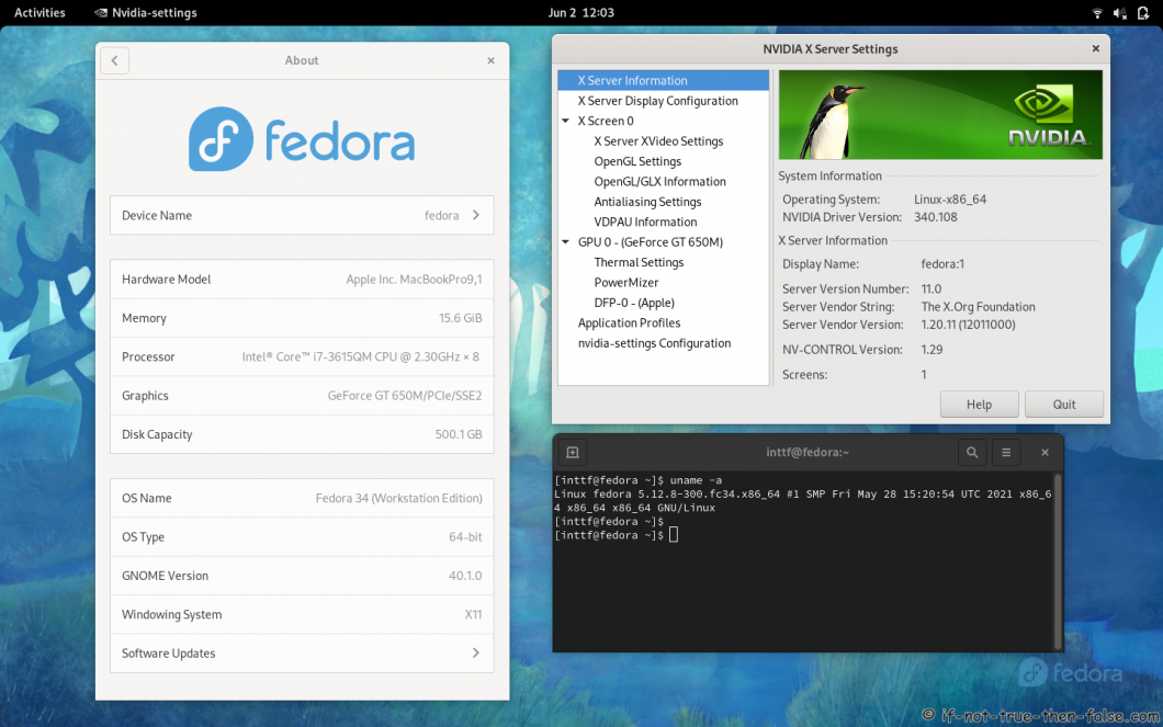 Как установить nvidia драйвер на fedora