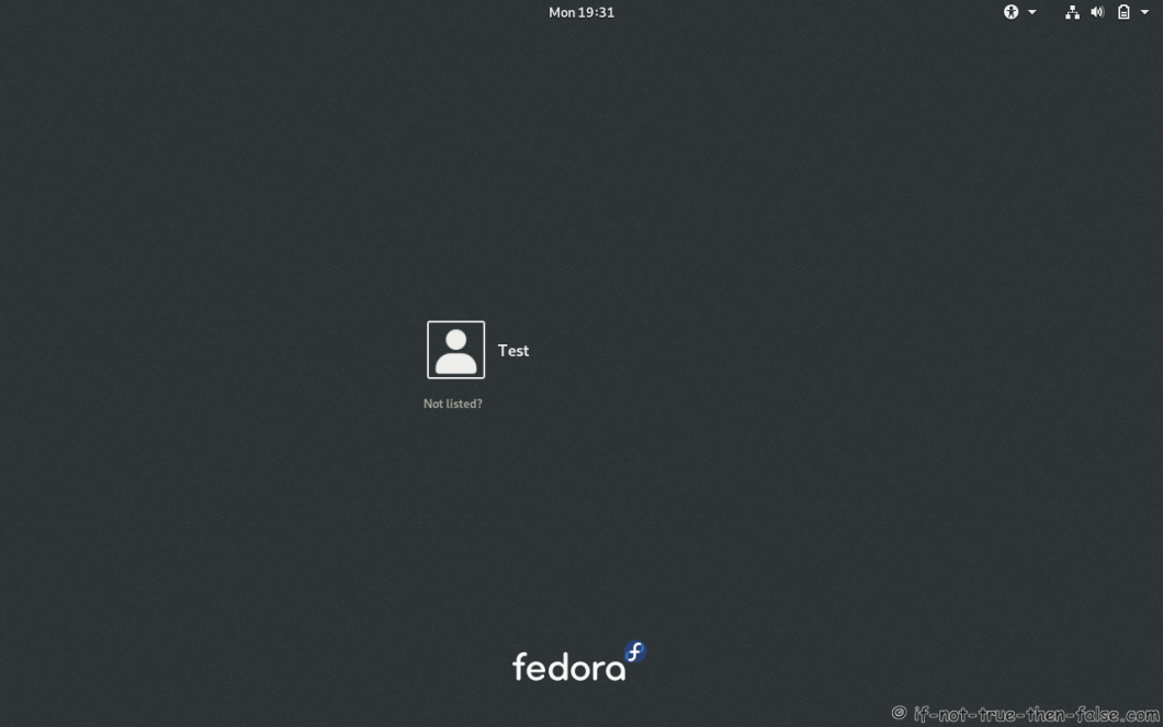 GDM on Fedora 29