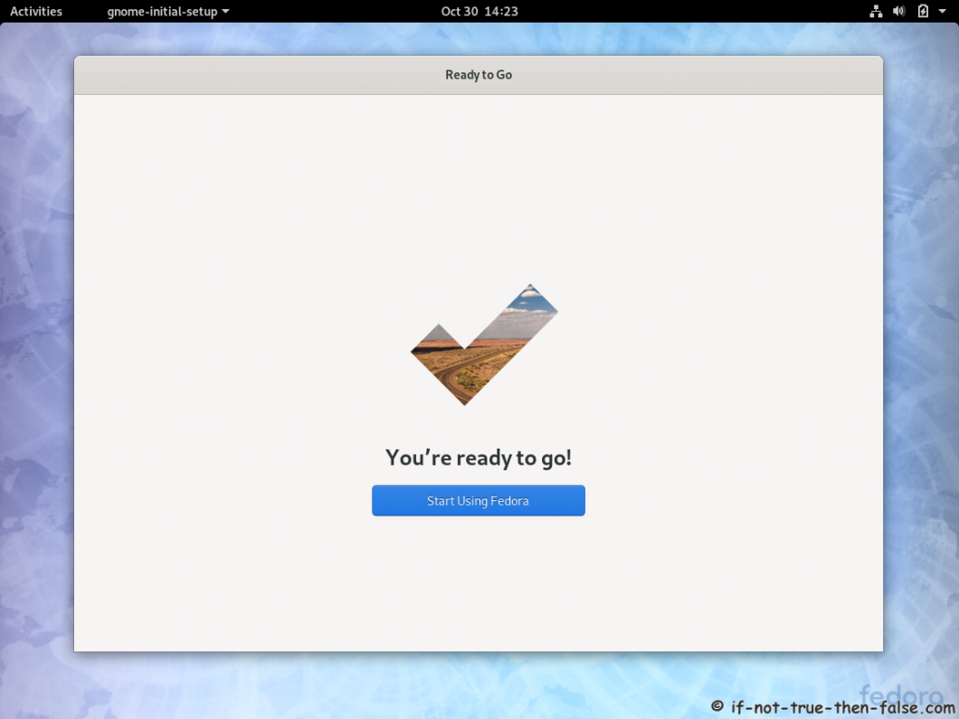 Fedora 31 Desktop Install - Ready to Go