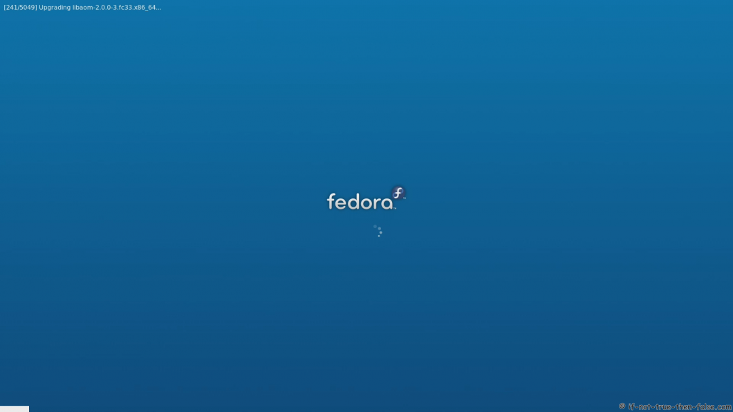 Fedora 33 Upgrading