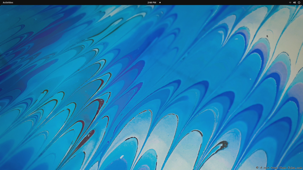 Fedora 35 GNOME 41 Plain Desktop