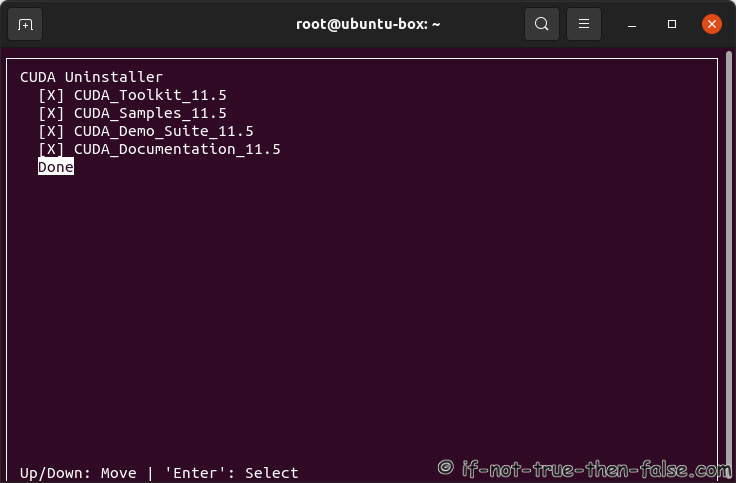 NVIDIA CUDA uninstaller 11.5 ubuntu debian linux mint